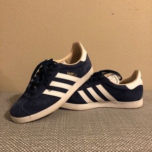 Adidas Gazelle Navy Blue Sneakers - Size 8